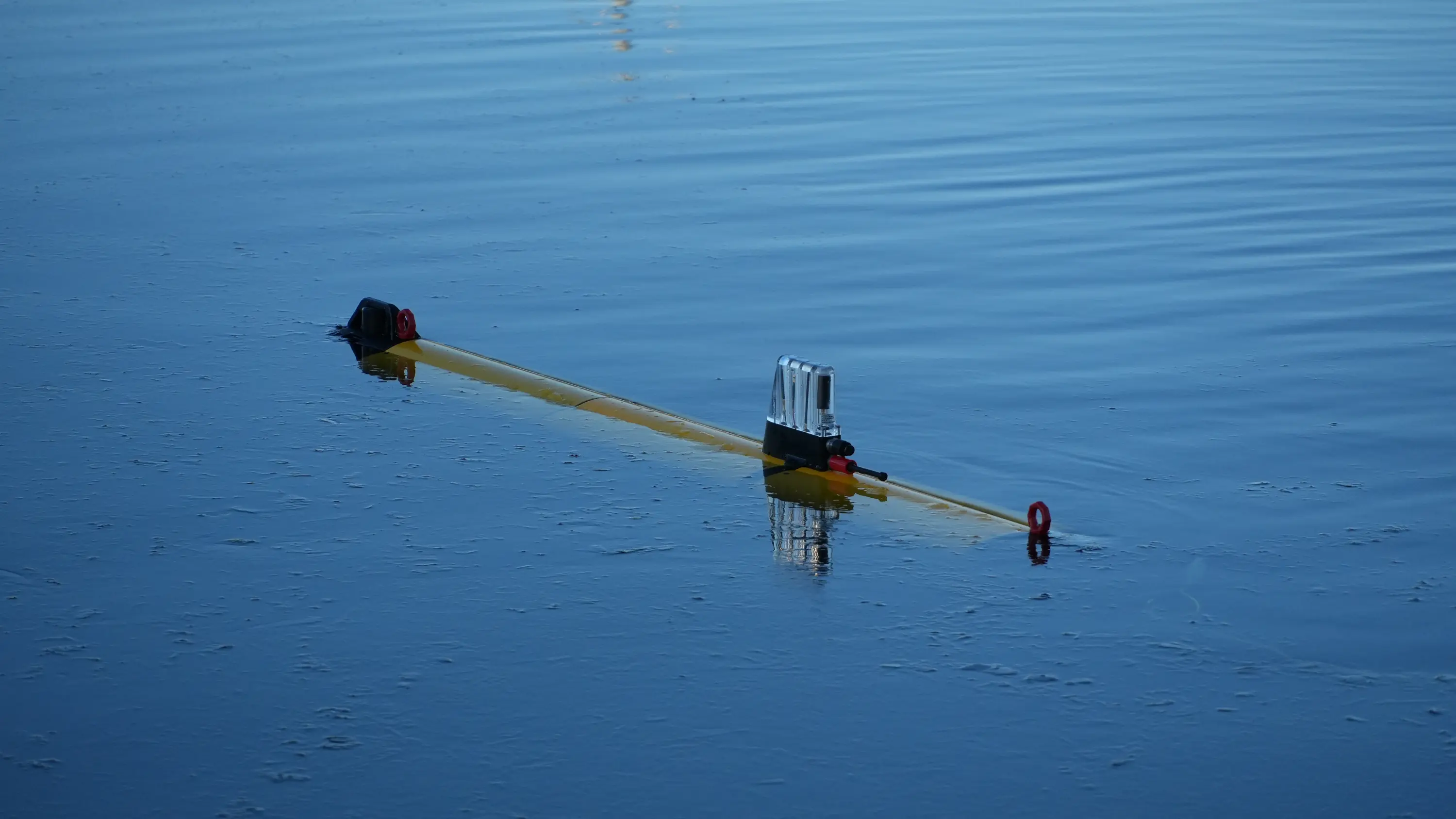 CORAX 600 AUV at the surface on calm water
